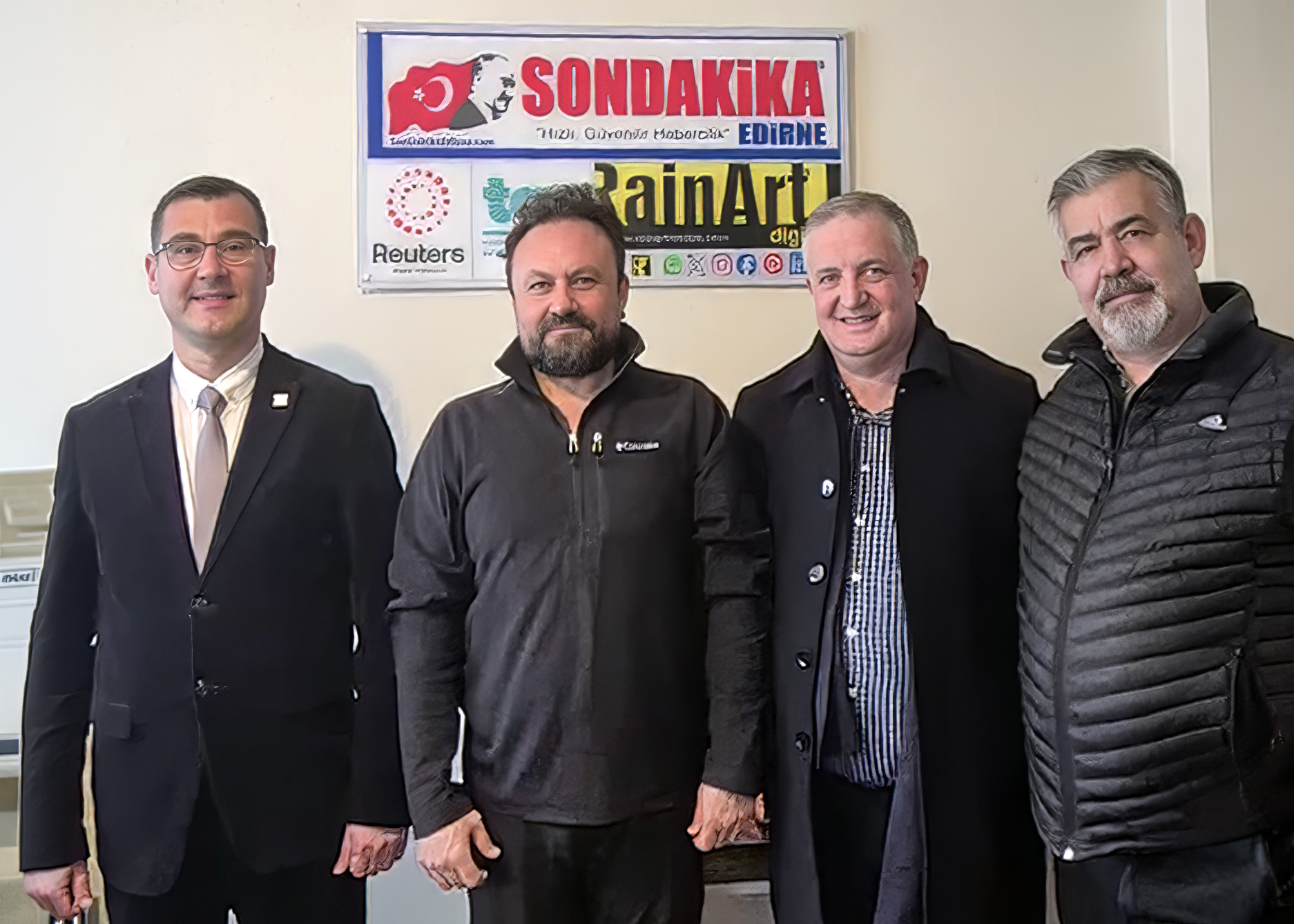 Akgüngör ve Koşan’dan gazetemize ziyaret