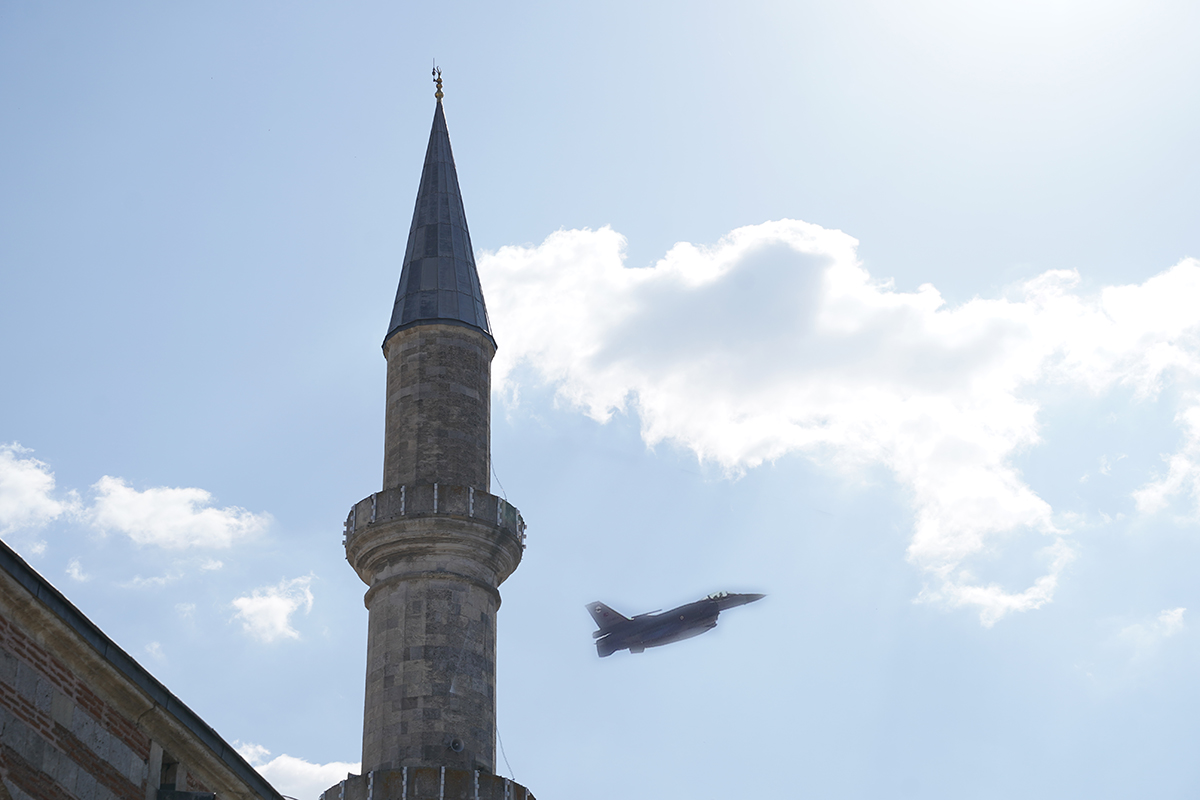 F-16’lar ve İHA’lardan prova uçuşu