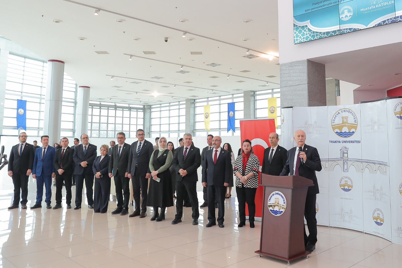 TÜ’de bayramlaşma töreni