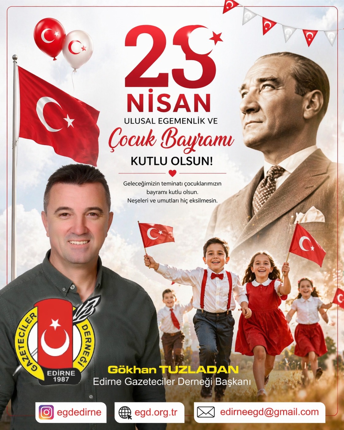 “Geleceğimiz çocuklarımızın omuzlarında yükselecek”