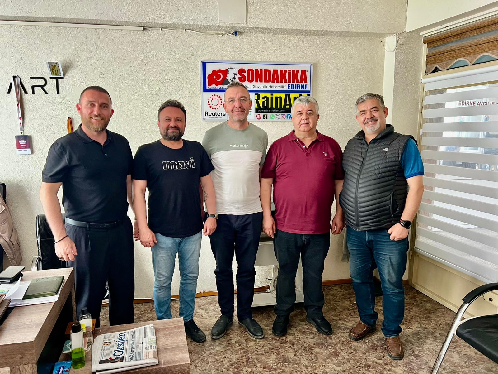 Can, Liznak ve Ustabaşı’ndan gazetemize ziyaret
